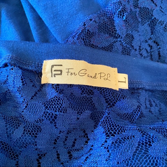 Blue Tunic Top - Picture 3 of 3